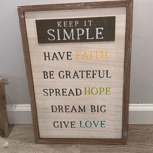 Home Decor Sign